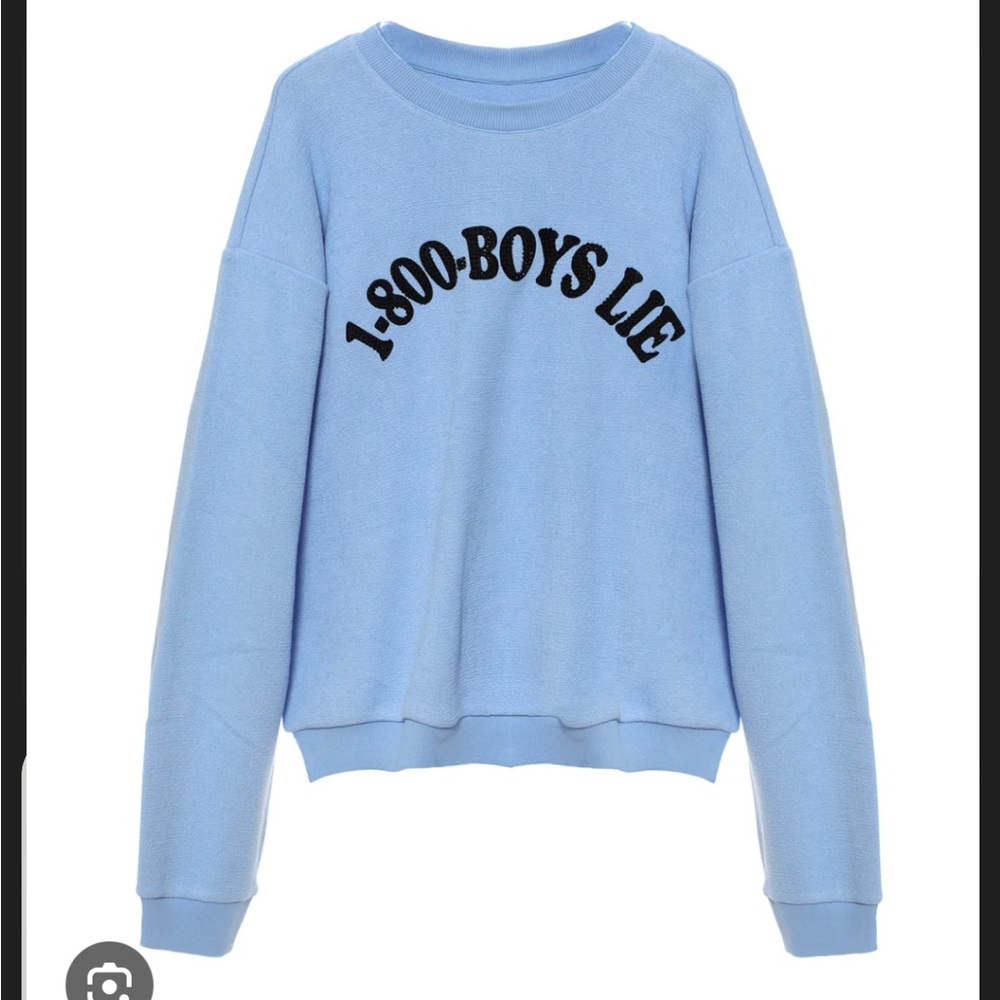 Boys lie 1-800 revamped kara crewneck